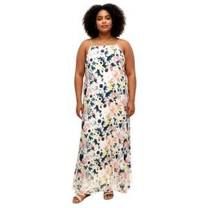 29 Porter RD Womens Backless Floral Maxi Dress Boho Sundress XXL